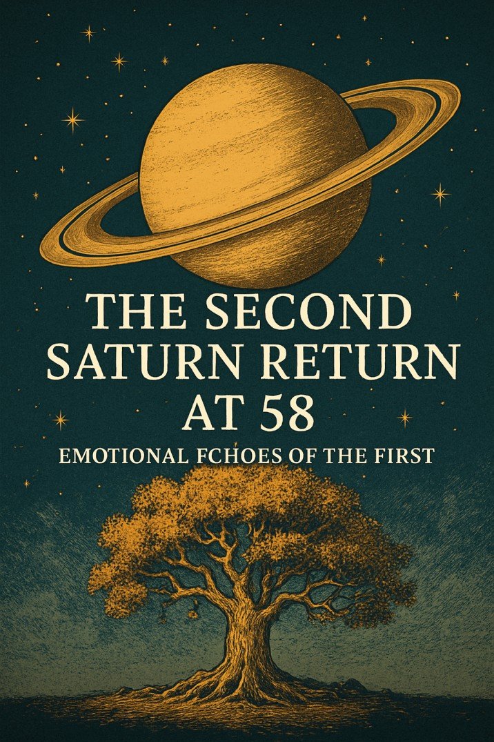 The Second Saturn Return at 58: Emotional Echoes of the First